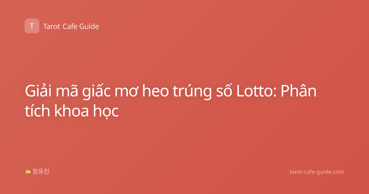 Giải mã giấc mơ heo trúng số Lotto: Phân tích khoa học